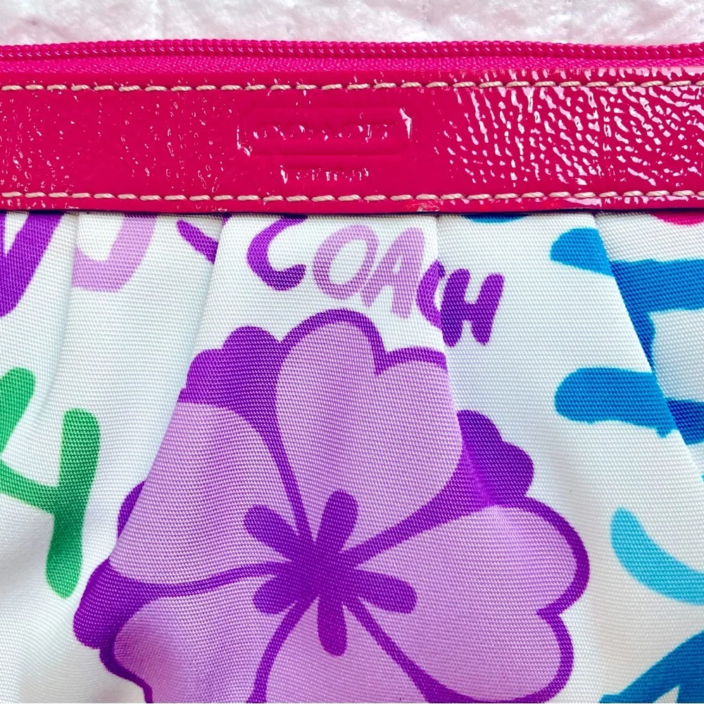 Coach Floral Wristlet Purse - Picture 2 of 6
